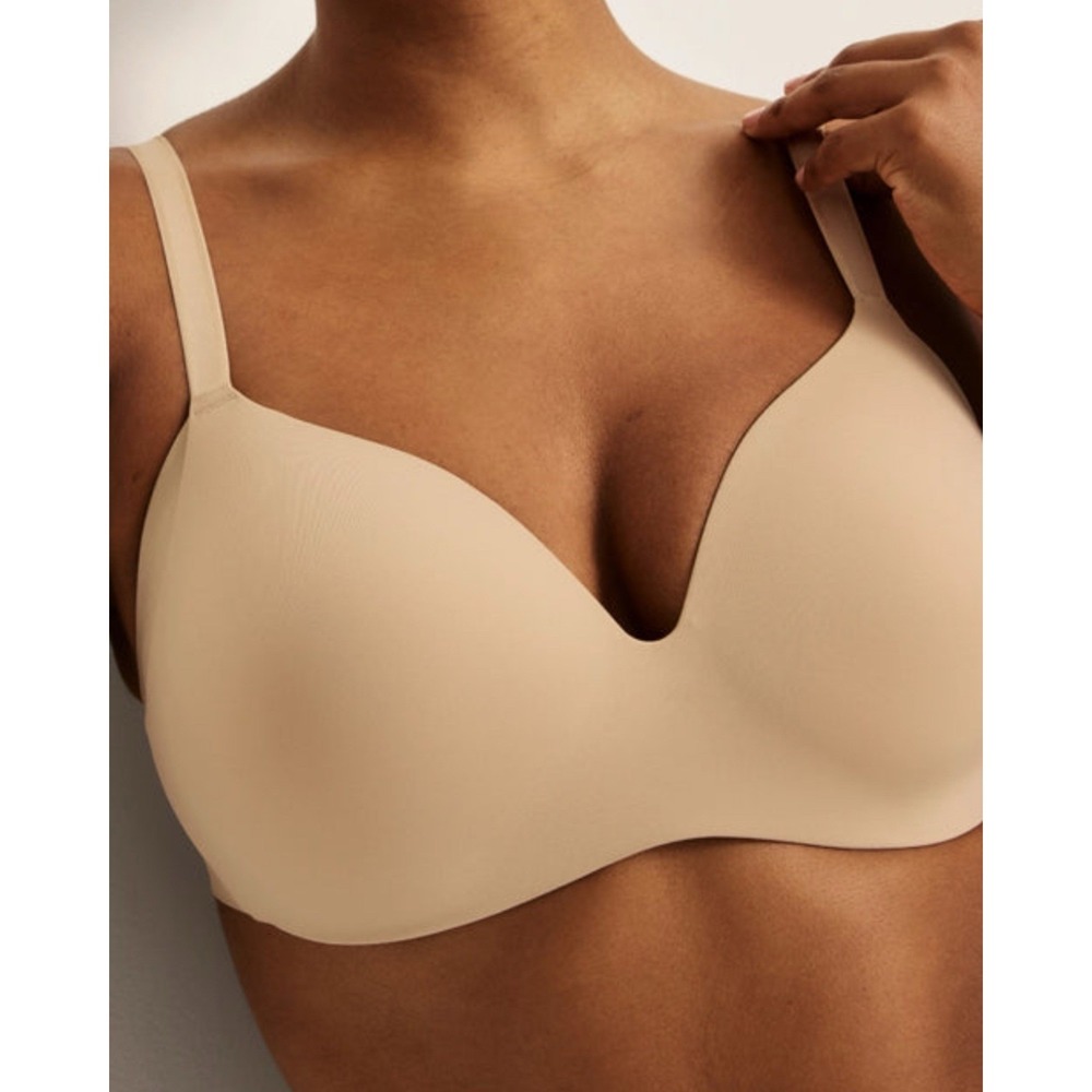 Knix Wireless Comfort Bra Nude Size 8‎ Seamless Everyday Support